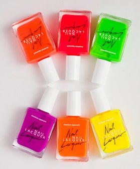 American Apparel Neon Nail Polish