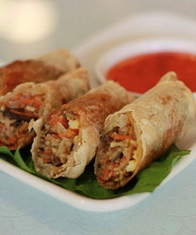 Loving Hut Spring Rolls