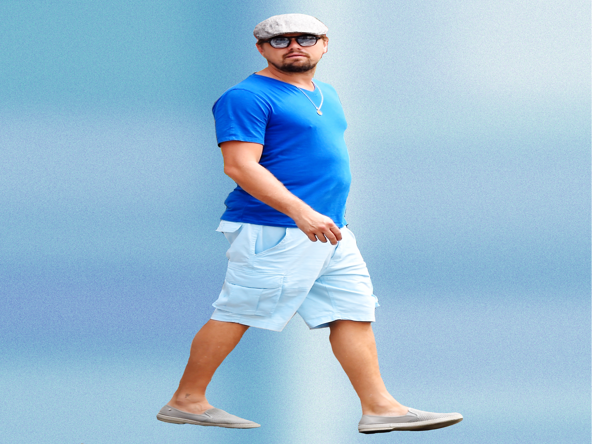 The Models Are A Cover: Leonardo DiCaprio Just Loves His Cargo Shorts