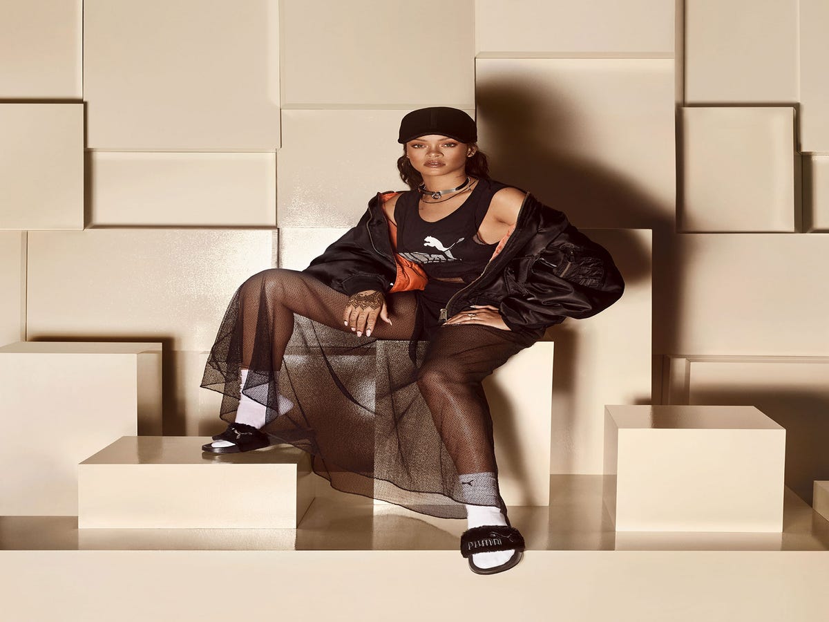 Rihanna's Sold-Out Puma Sandal Was Just Restocked -- & In A Fresh Color, Too