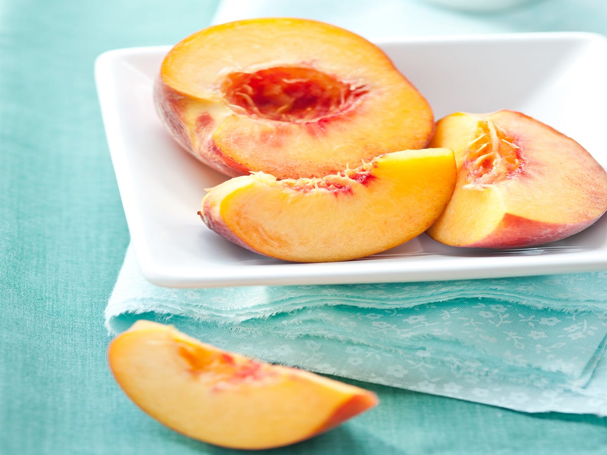 This Viral Peach-Peeling Video Is Almost NSFW