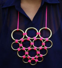 Neon Necklace DIY