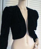 eBay Score! Vintage Black Velvet Bolero Jacket