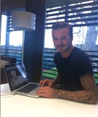 Stars, They're Just Like Us: Here's David Beckham Tweeting