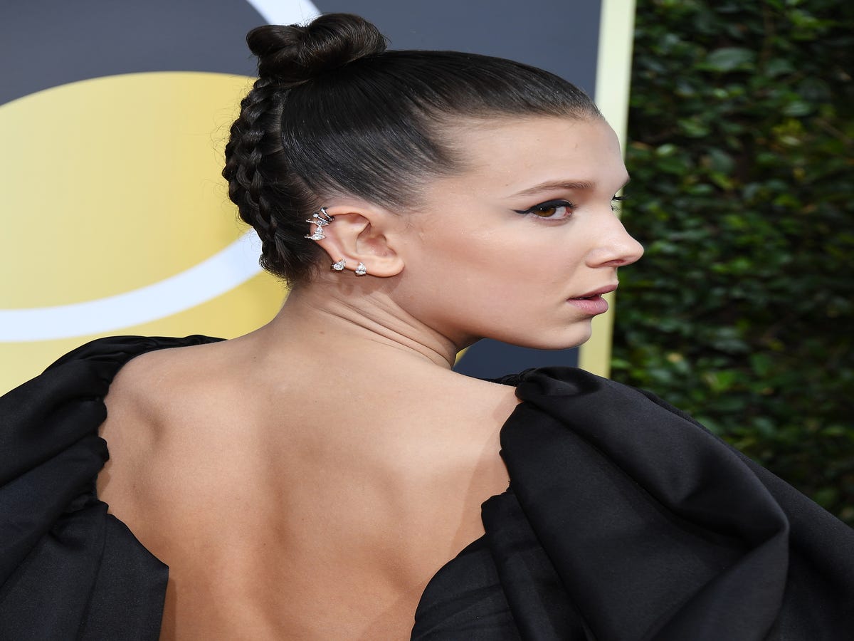 The Detail You Missed In Millie Bobby Brown's Updo