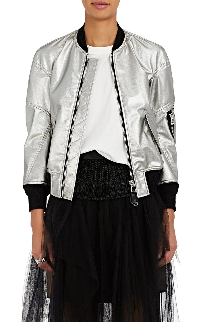 Faux Leather Jacket Best Fall Jackets For Women Junya Watanabe Comme Des Garcons Faux Leather Crop Er Jacket 1 045 Available At Barneys New York