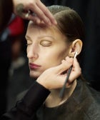 "Soft Graphic" Hair & Makeup At Richard Chai