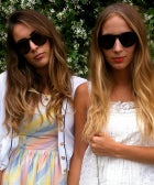 Harley's First Day At Coachella: Rain (In A White Dress)