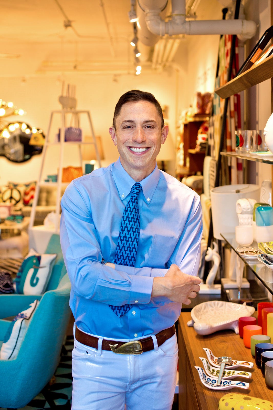 Jonathan Adler Studio Tour - Colorful Designer Office