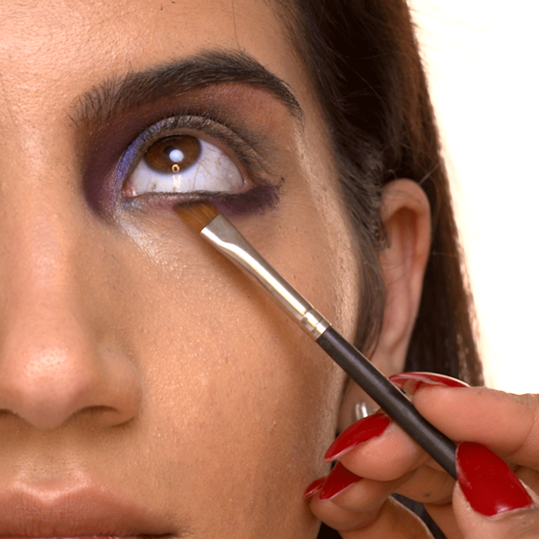 Blue Purple Watercolor Eyeshadow Look Tutorial Video