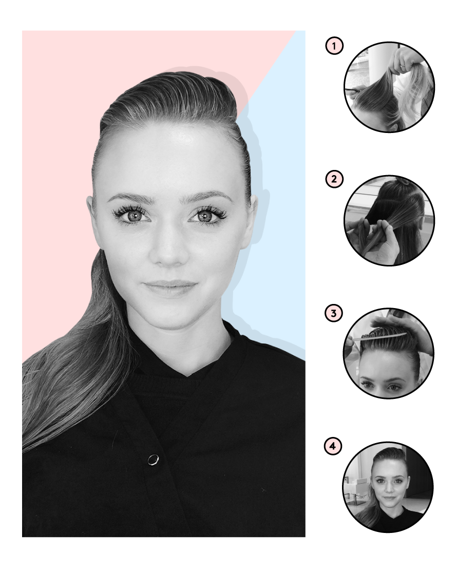 Wet-Look Style hairstyle