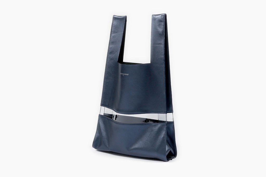 Tote Bag Alternatives Leather Mesh Shopping Bags