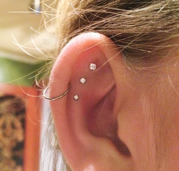 Multiple Ear Piercing Ideas
