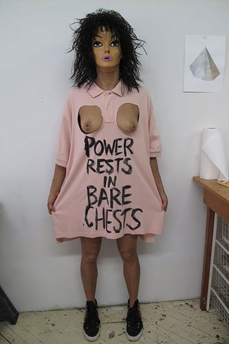 Narcissister: The Anonymous Artist Freeing Nipples In NYC (NSFW)