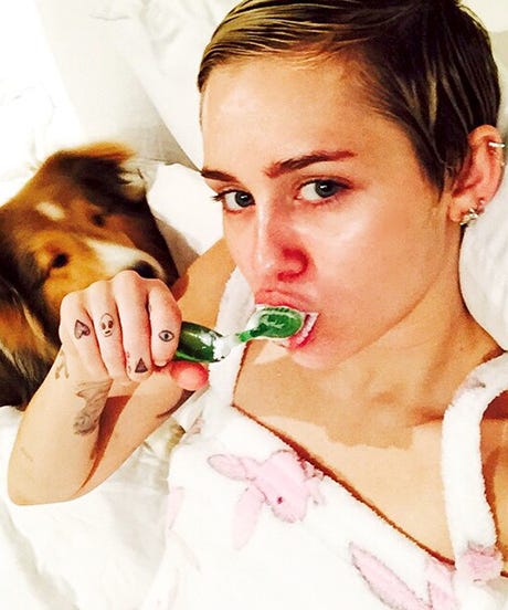 Miley Cyrus Birthday - Celebrity Instagram Photos