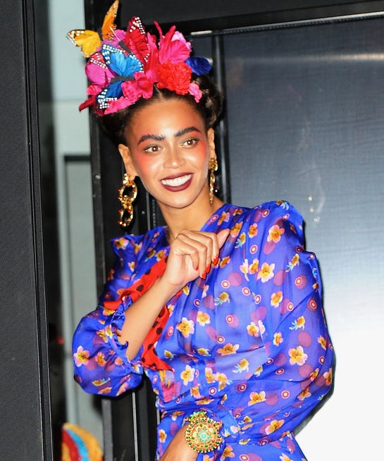 Beyonce Frida Kahlo Halloween Costume Photos