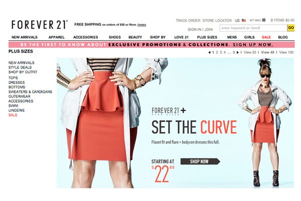 Size Fashion / Plus Size Online Boutiques-Full Figured Clothing Stores