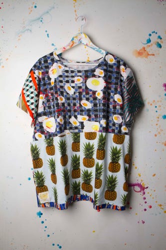 These Mixed-Print Tees Are Seriously Rad, Also Recycled
