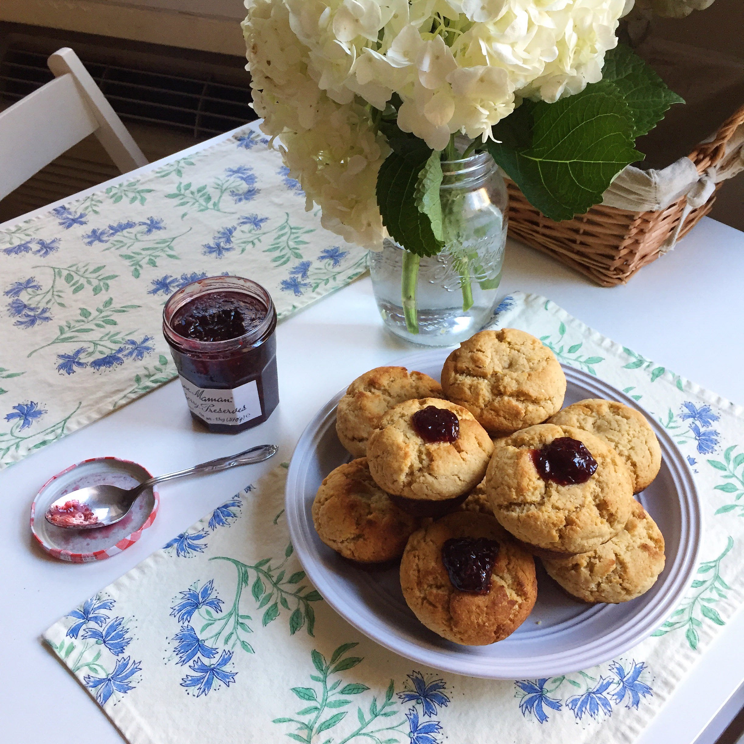 ina garten corn muffins with raspberry
