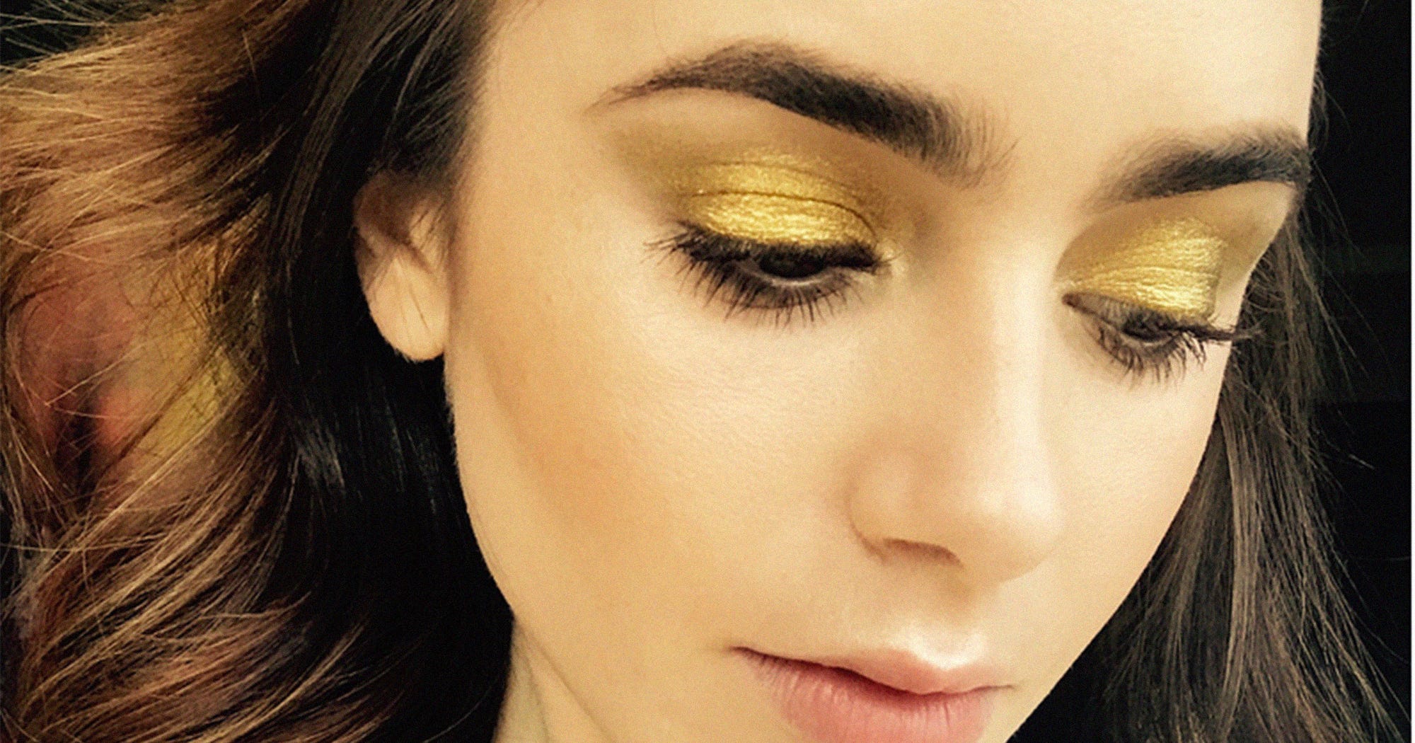 Gold Eyeshadow Sunshine Eyes Summer Makeup Trend