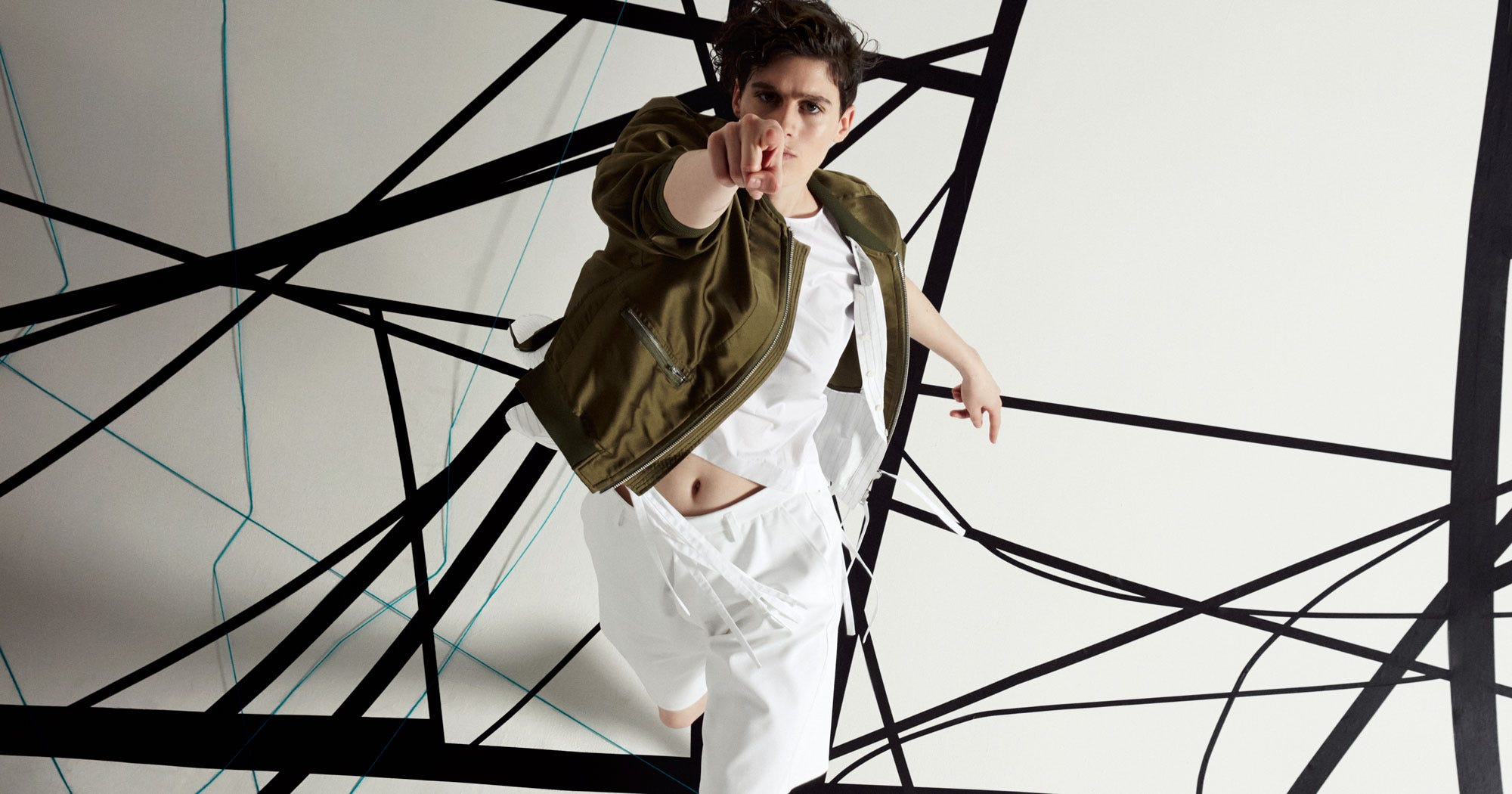 Rain Dove Androgynous Model Interview - Agender Clothes