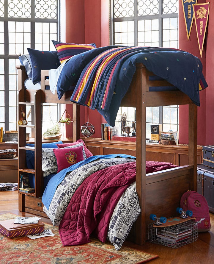 Harry Potter Pbteen Home Furnishings Decor Collection Photo Courtesy Of Pbteen