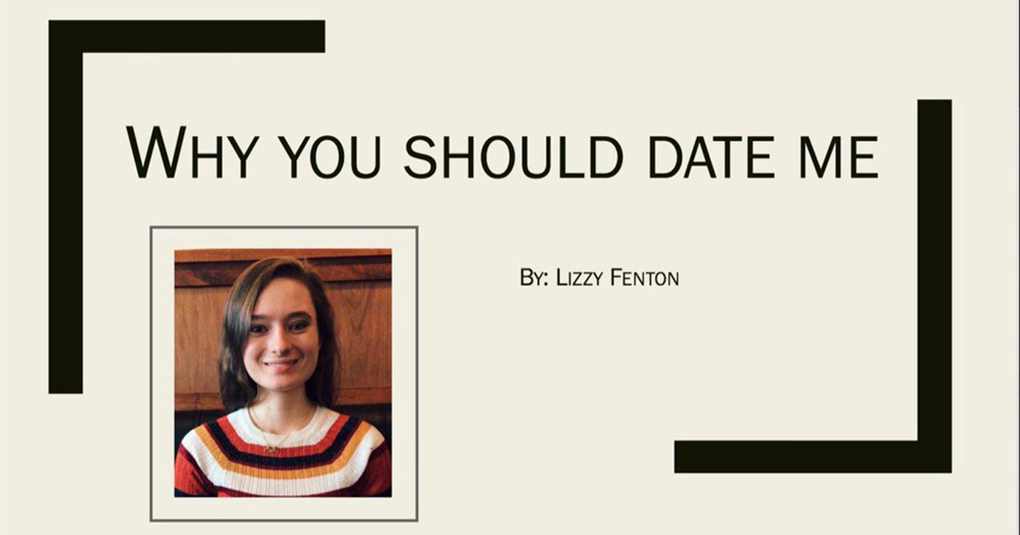 why date me powerpoint girl emails crush presentation