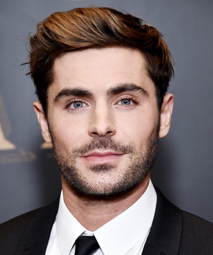 zac efron shows off