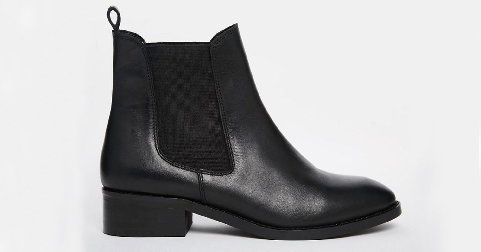 asos leather chelsea black ankle boots review