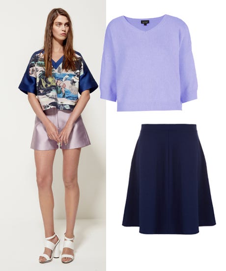 Blue And Purple Color Outfit Combinations Crush This Color Combo Lilac Navy