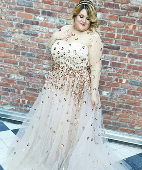 Siriano Plus Size Wedding Gown