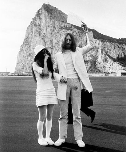 John Lennon Yoko Ono Wedding Day The Wedding Day Yoko Ono And John Lennon
