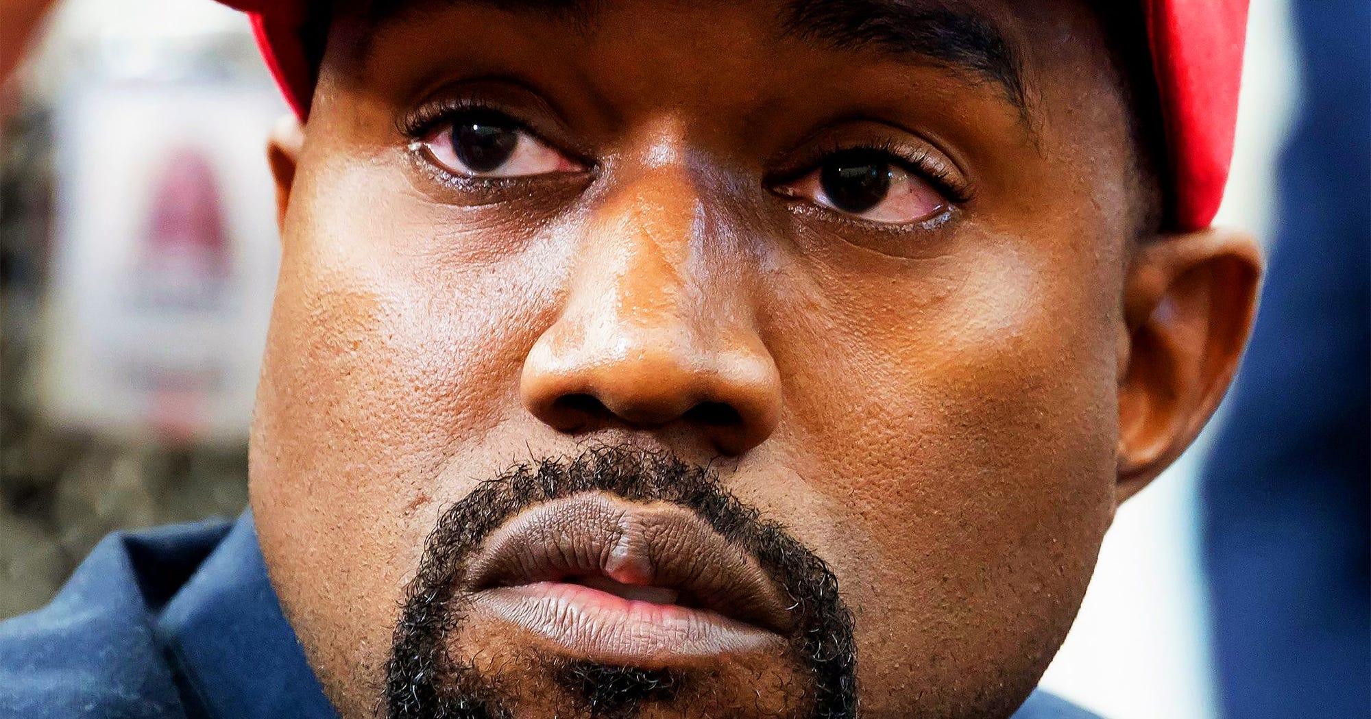 Did You Catch Kanye West's Kardashian Jab At The White House Today?