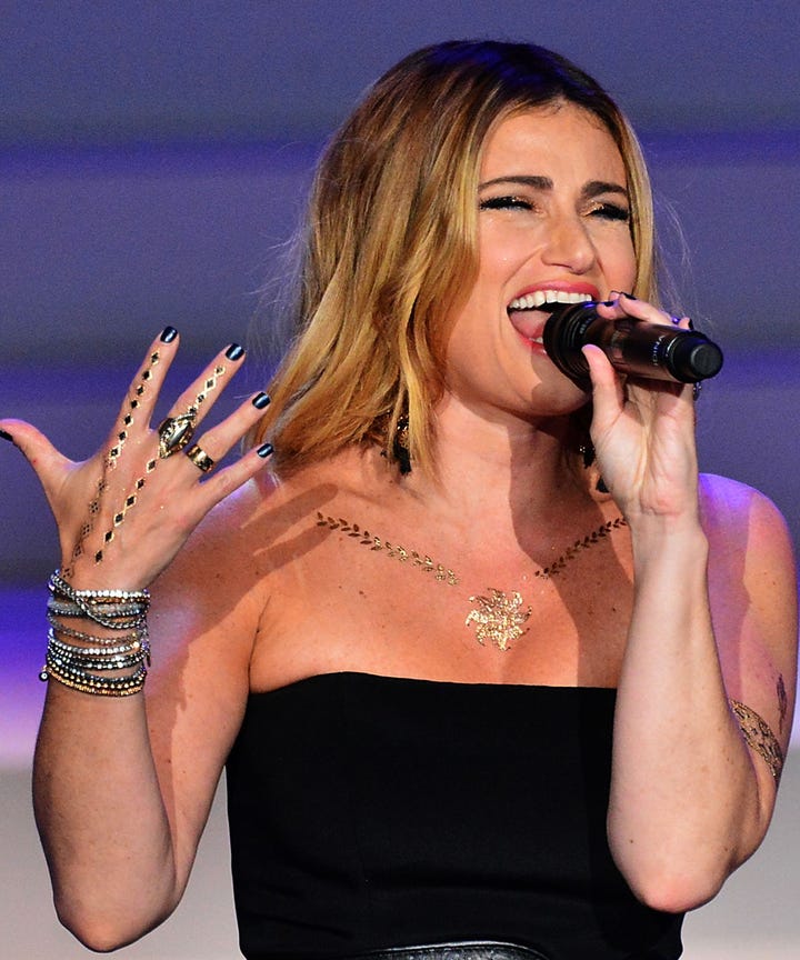 idina menzel songs broadway shows best performances