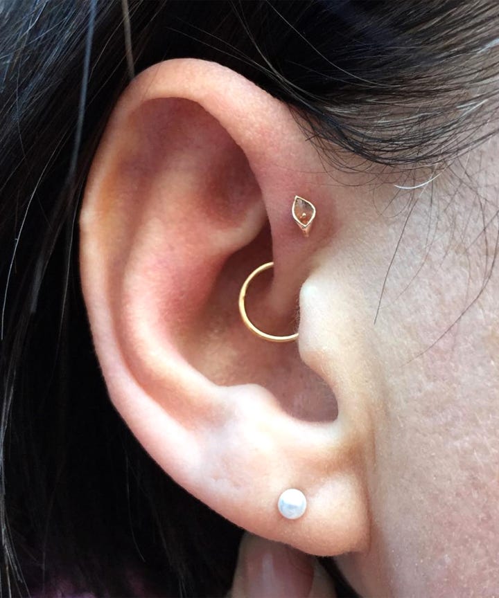 What Is A Daith Piercing Can It Stop Migraines The Pority Of Daith Piercings Has Surged In Recent Years Following Reports That Getting One Can Help With Migraines Even Though Doctors Have Said There