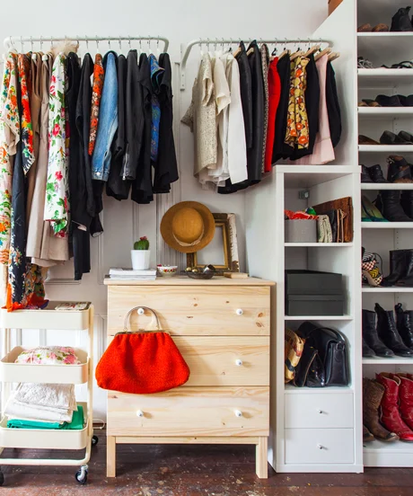 Closet Organization Ideas Clothing Storage Solutions If You Live In A City Probably Have An Awkward Closet Either It S Shallow Two Inches Away From Your Bed Or Even Worse Non Existent