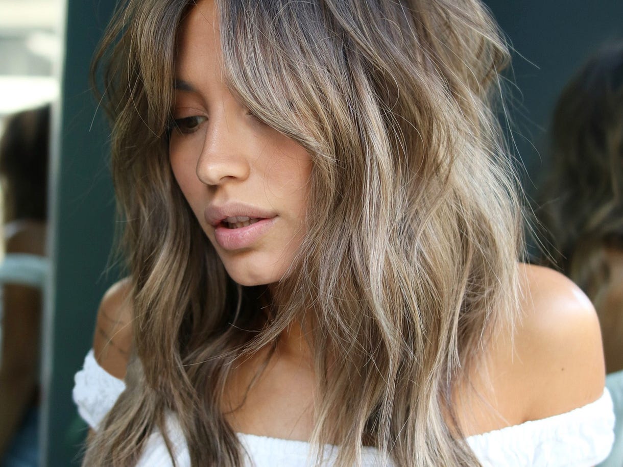 Brown Hair Styles, Brunette Dye Tips Brown Hair Styles, Brunette Dye Tips