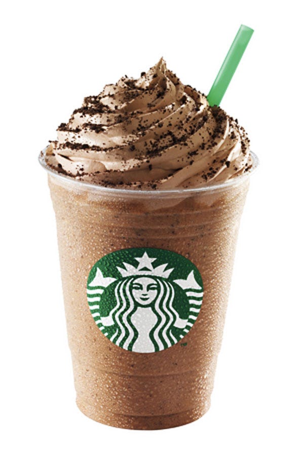 Starbucks Fruccino Flavors Blended Coffee Drinks