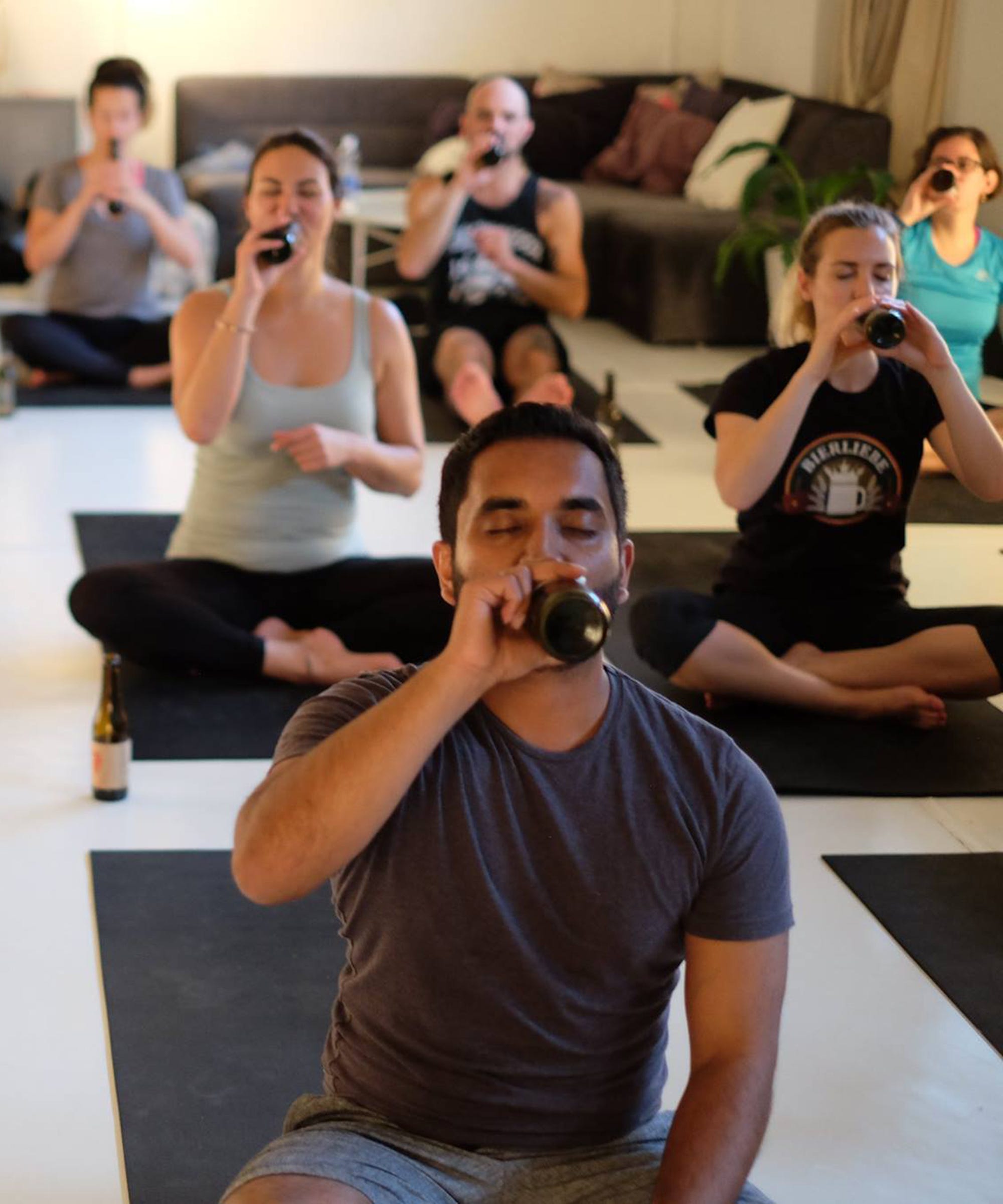 So, Beer Yoga Is A Thing Now So, Beer Yoga Is A Thing Now