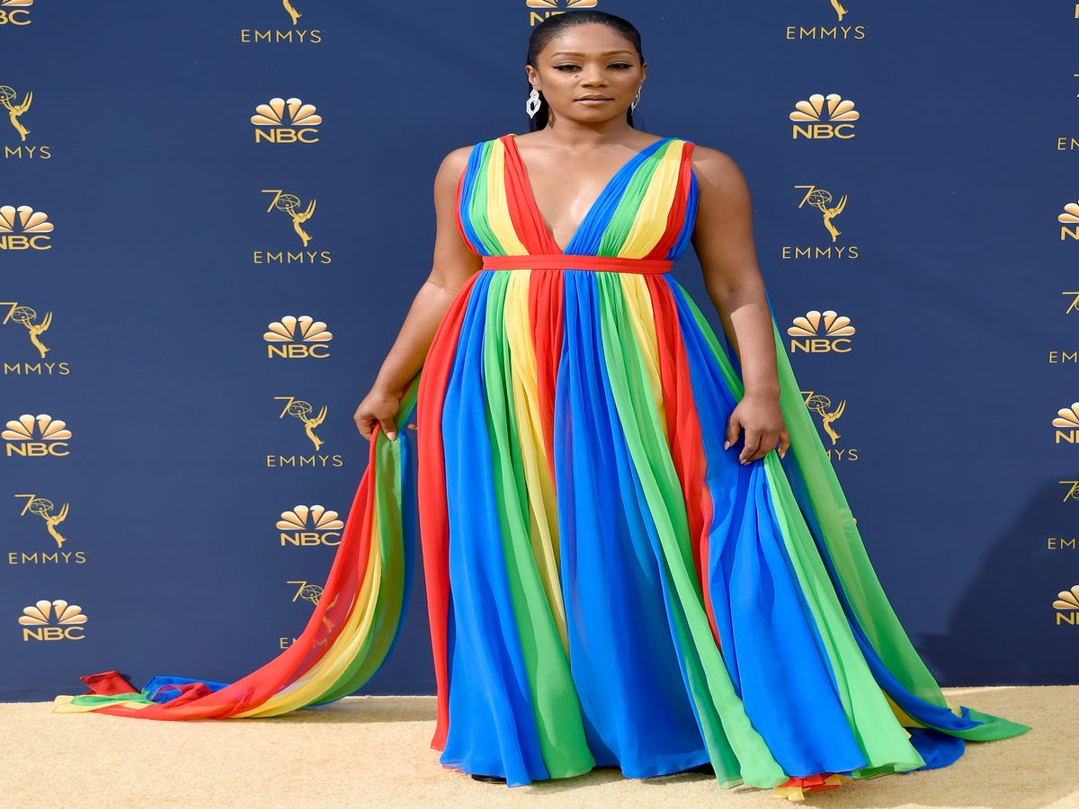 Tiffany Haddish's Prabal Gurung Gown Honored Her Father