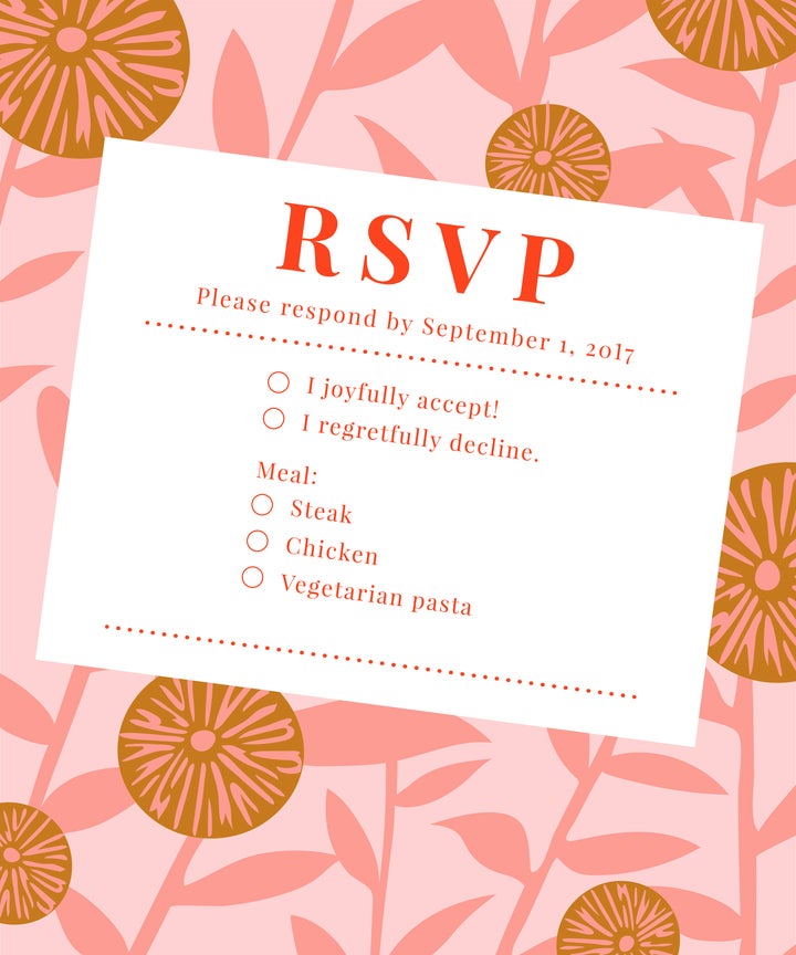 how to decline wedding invitation say no rsvp etiquette