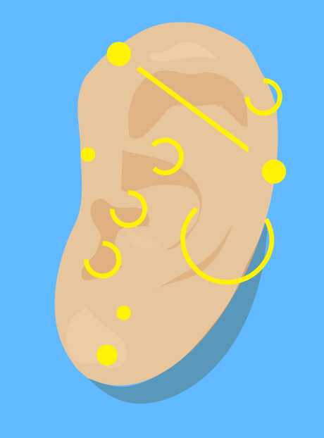 multiple ear piercing ideas