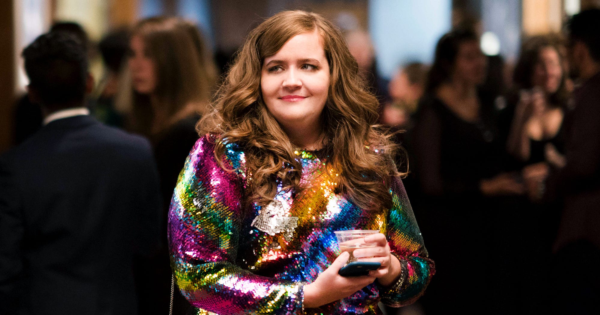 Aidy Bryant's PlusSize Shrill Looks are Mostly Custom