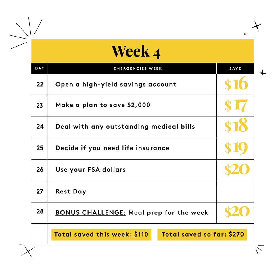 Money Diaries 6Week 600 Savings Challenge