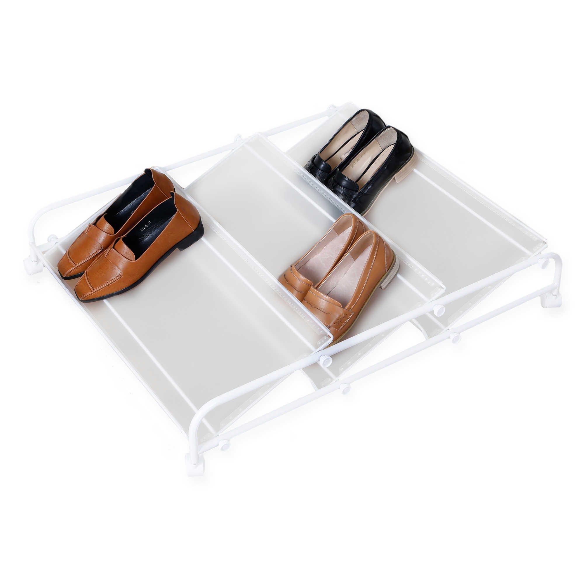 Bed Bath & Beyond + Underbed Rolling Shoe Rack