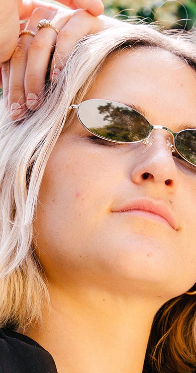 How To Wear The Tiny Sunglasses Trend
