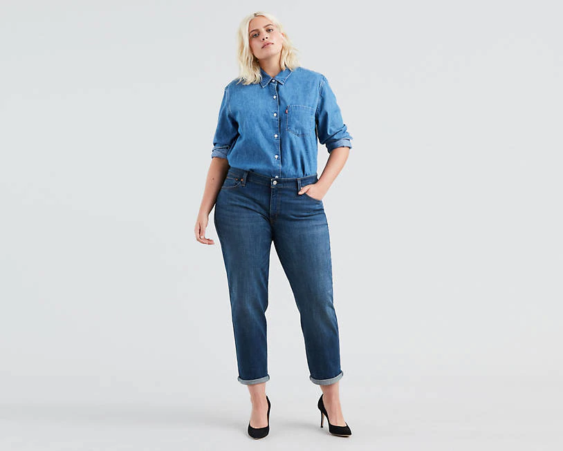 Levi's Women's Boyfriend Jeans - Relaxed Fit, Mid-Rise, Plus Size Available - View #4