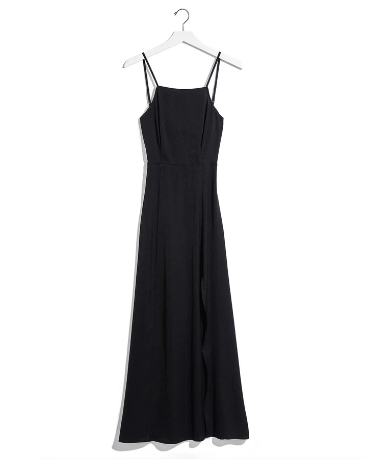 mariella maxi dress Women's Mariella A-line Cap Sleeved Polyester Blend Maxi Dress S/M/L/XL/Customize Light Beige MEAN BLVD Light Beige / Customize