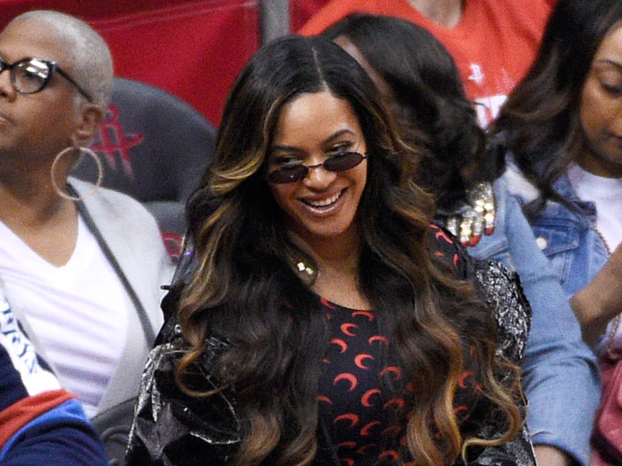 Beyonce Shows Off A New Hair Color At NBA Finals Game