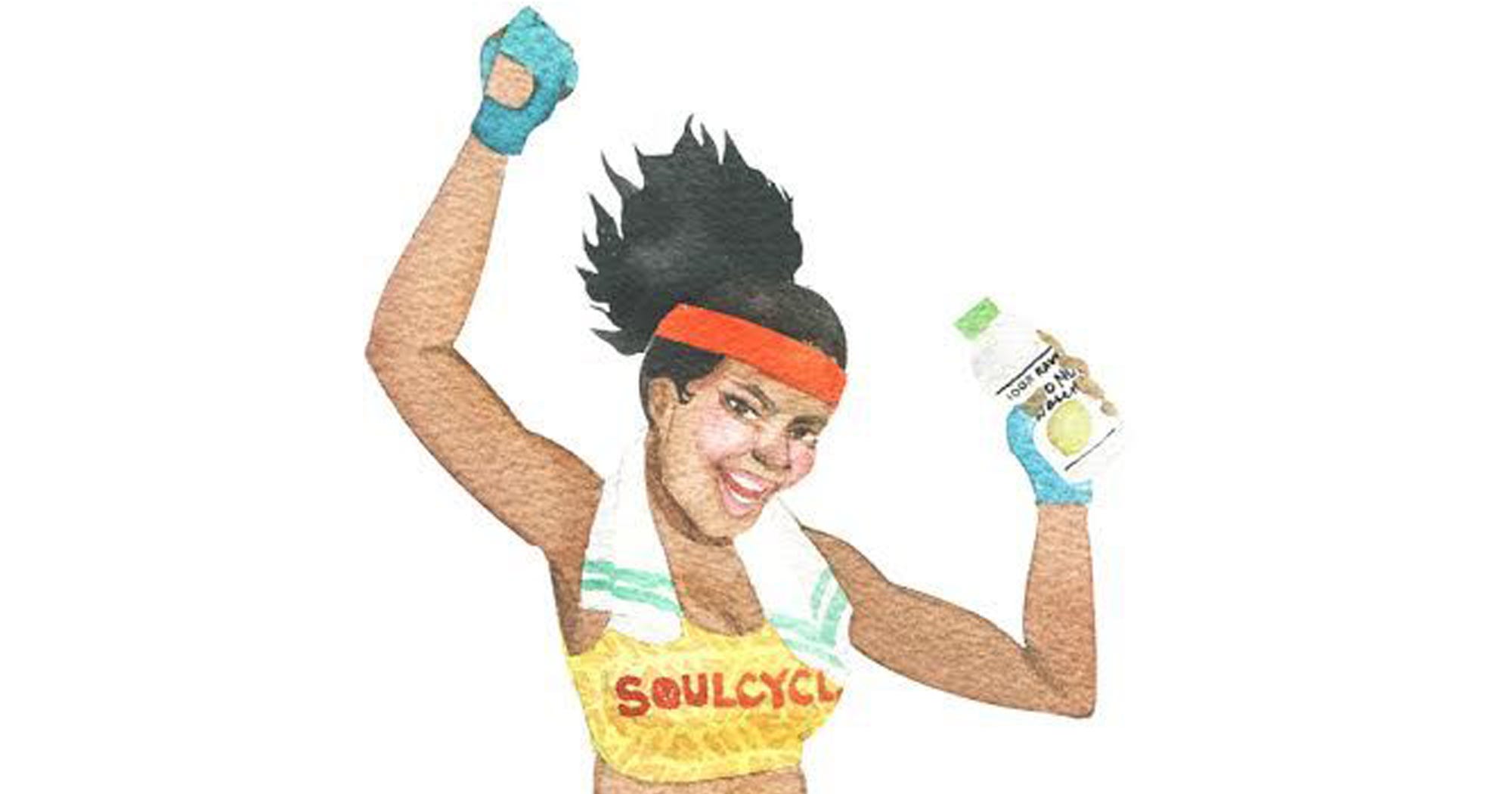 Soul Cycle Fanatic Pumpkin Spice Condom Costumes